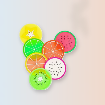 Livensio Colorful Fruit Coaster Set